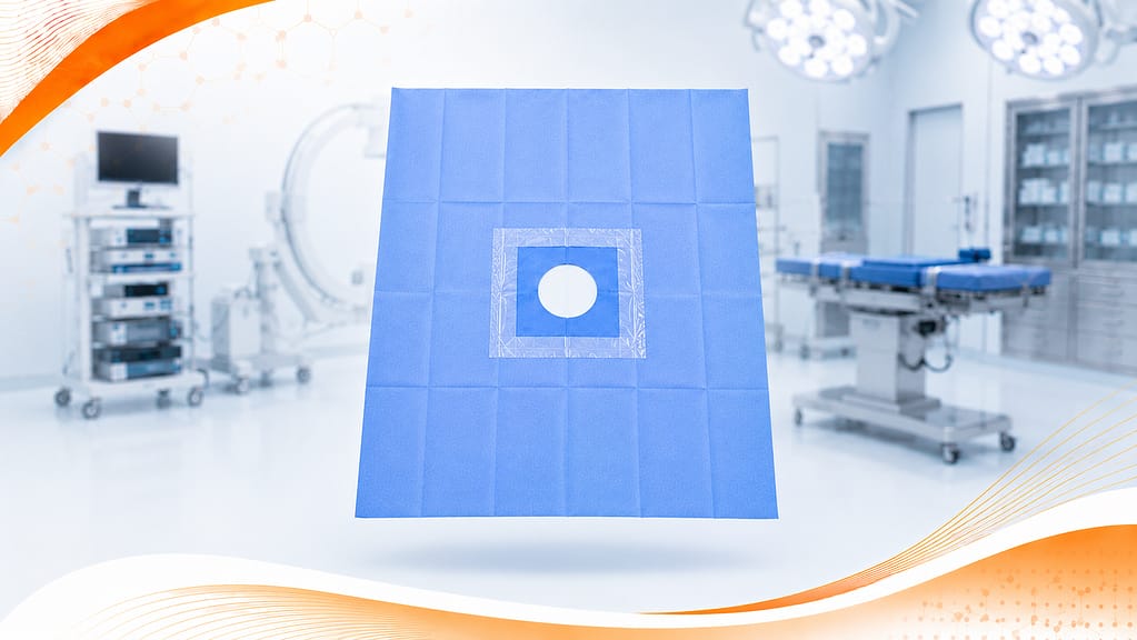 Sterile extremity surgical drape for orthopedic procedures providing fluid control and reinforced surgical field protection in operating rooms