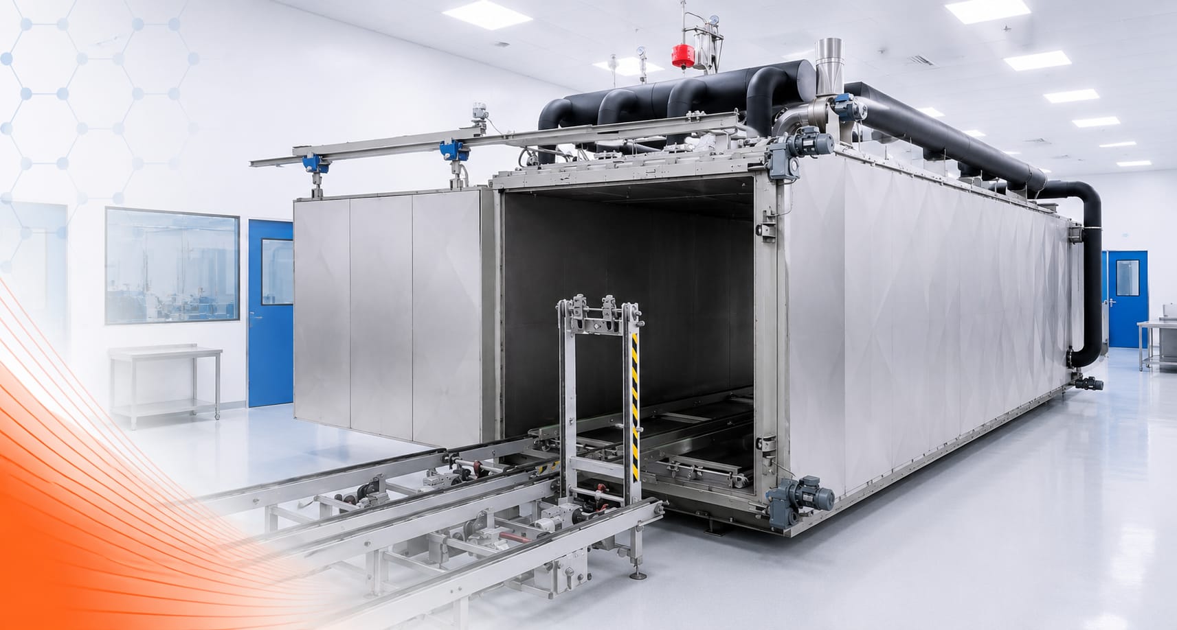 EtO sterilization chamber for medical device sterilization and sterile surgical product processing