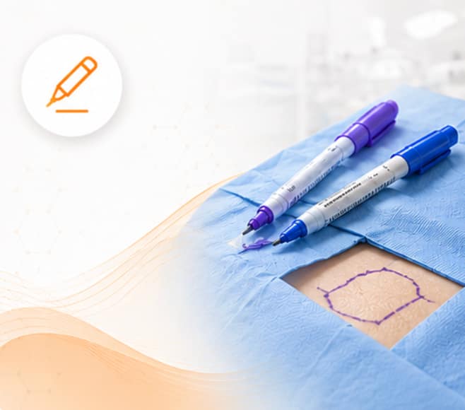 Surgical skin markers for preoperative site marking and procedural accuracy in healthcare settings