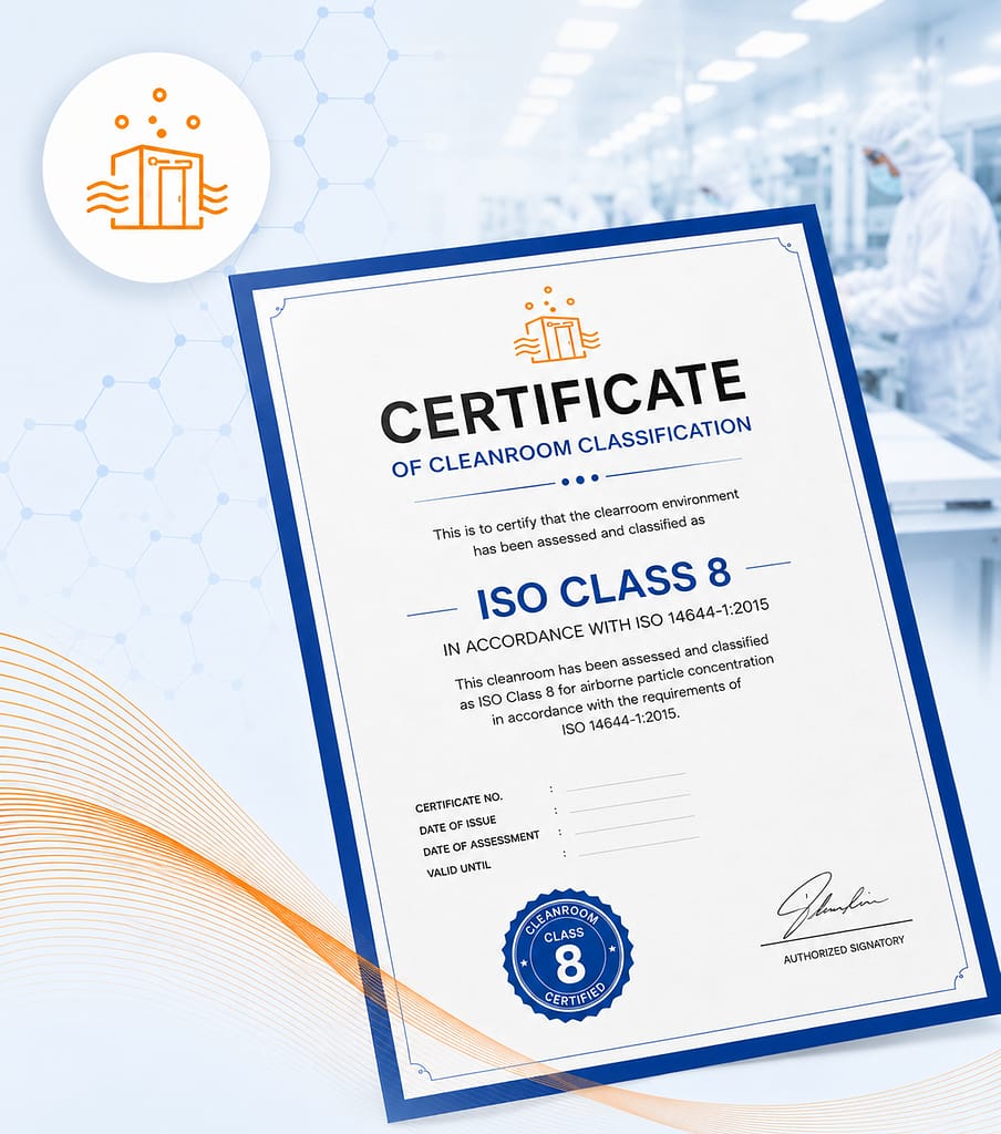 Sterile surgical instruments and medical equipment in controlled cleanroom manufacturing environment