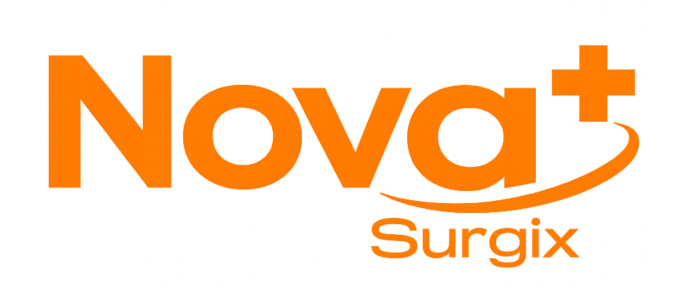 NovaSurgix logo – OEM manufacturer of sterile surgical drapes, gowns, kits, and medical equipment covers